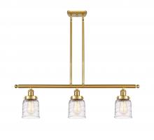 Innovations Lighting 916-3I-SG-G513 - Bell - 3 Light - 36 inch - Satin Gold - Stem Hung - Island Light