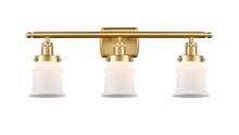 Innovations Lighting 916-3W-SG-G181S - Canton - 3 Light - 26 inch - Satin Gold - Bath Vanity Light