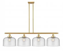 Innovations Lighting 916-4I-SG-G74-L - Bell - 4 Light - 48 inch - Satin Gold - Stem Hung - Island Light