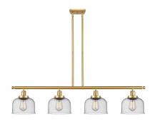 Innovations Lighting 916-4I-SG-G74 - Bell - 4 Light - 48 inch - Satin Gold - Stem Hung - Island Light