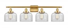 Innovations Lighting 916-4W-SG-G72 - Bell - 4 Light - 38 inch - Satin Gold - Bath Vanity Light