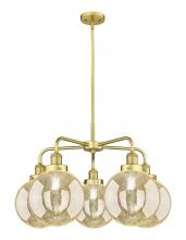 Innovations Lighting 916-5CR-SG-G208-8 - Beacon - 5 Light - 27 inch - Satin Gold - Chandelier