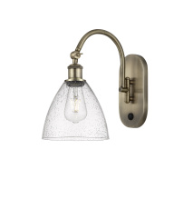 Innovations Lighting 918-1W-AB-GBD-754 - Bristol - 1 Light - 8 inch - Antique Brass - Sconce