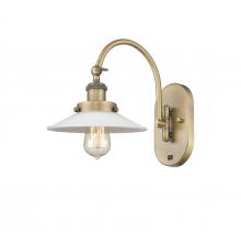 Innovations Lighting 918-1W-BB-G1 - Halophane - 1 Light - 9 inch - Brushed Brass - Adjustable Swing Arm
