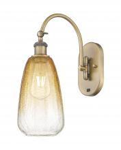 Innovations Lighting 918-1W-BB-G480-6AM - Brookhaven Almond - 1 Light - 6 inch - Brushed Brass - Sconce