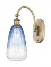 Innovations Lighting 918-1W-BB-G480-6SB - Brookhaven Almond - 1 Light - 6 inch - Brushed Brass - Sconce