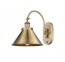 Innovations Lighting 918-1W-BB-M10-BB - Briarcliff - 1 Light - 10 inch - Brushed Brass - Adjustable Swing Arm