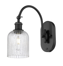 Innovations Lighting 918-1W-BK-G559-5SDY - Bridal Veil - 1 Light - 5 inch - Matte Black - Sconce