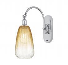 Innovations Lighting 918-1W-PC-G480-6AM - Brookhaven Almond - 1 Light - 6 inch - Polished Chrome - Sconce