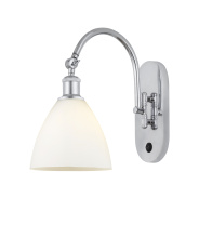 Innovations Lighting 918-1W-PC-GBD-751 - Bristol - 1 Light - 8 inch - Polished Chrome - Sconce