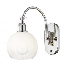 Innovations Lighting 918-1W-PN-G483-8OP - Brookhaven Globe - 1 Light - 8 inch - Polished Nickel - Sconce