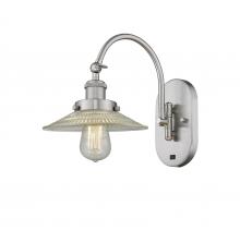 Innovations Lighting 918-1W-SN-G2 - Halophane - 1 Light - 9 inch - Brushed Satin Nickel - Adjustable Swing Arm