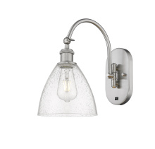 Innovations Lighting 918-1W-SN-GBD-754 - Bristol - 1 Light - 8 inch - Brushed Satin Nickel - Sconce