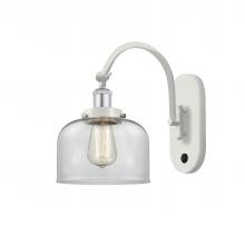 Innovations Lighting 918-1W-WPC-G72 - Bell - 1 Light - 8 inch - White Polished Chrome - Adjustable Swing Arm