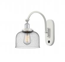Innovations Lighting 918-1W-WPC-G74 - Bell - 1 Light - 8 inch - White Polished Chrome - Adjustable Swing Arm