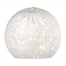 Innovations Lighting G1216-14WM - White Mouchette - 14 inch - Glass