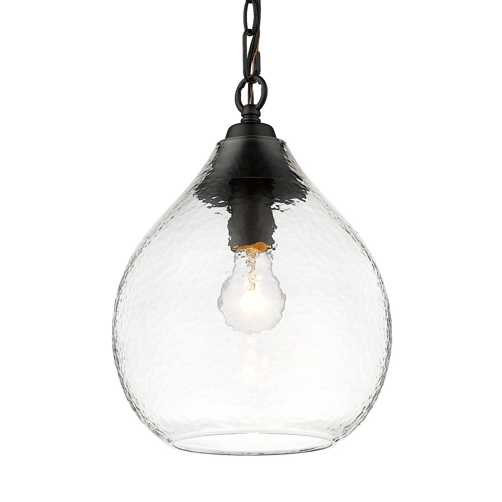 Golden Lighting Ariella 1-light Pendant in Matte Black