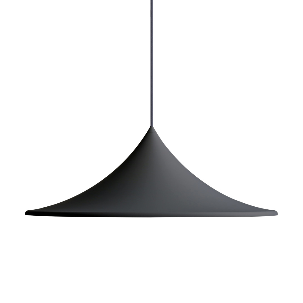 Golden Lighting Vistara 1-light 28in Pendant in Sand Black