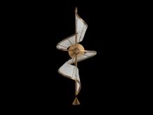 Golden 1468-WSC BCH - Aurora LED Wall Sconce in Brushed Champagne
