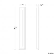 Modern Forms US Online WS-W66246-40-BK - Midnight Outdoor Wall Sconce Light