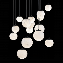Modern Forms US Online PD-34409R-AB - Pisces Multilight Pendant Light