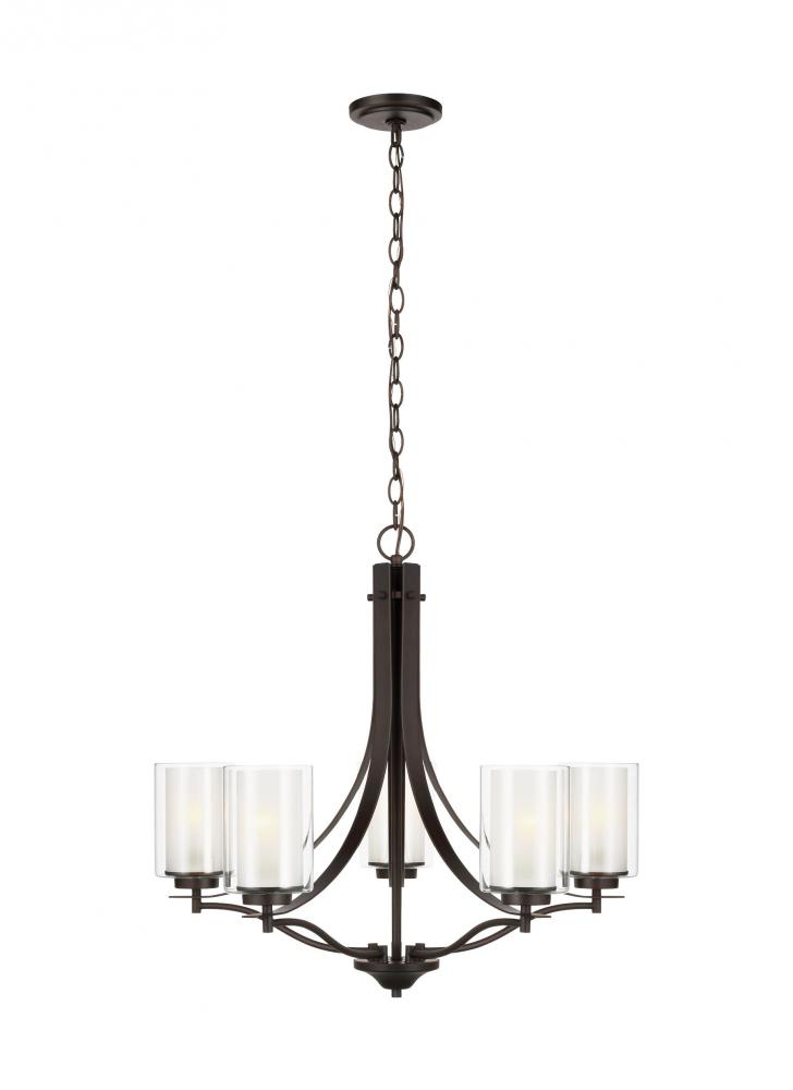 Elmwood Park Five Light Chandelier