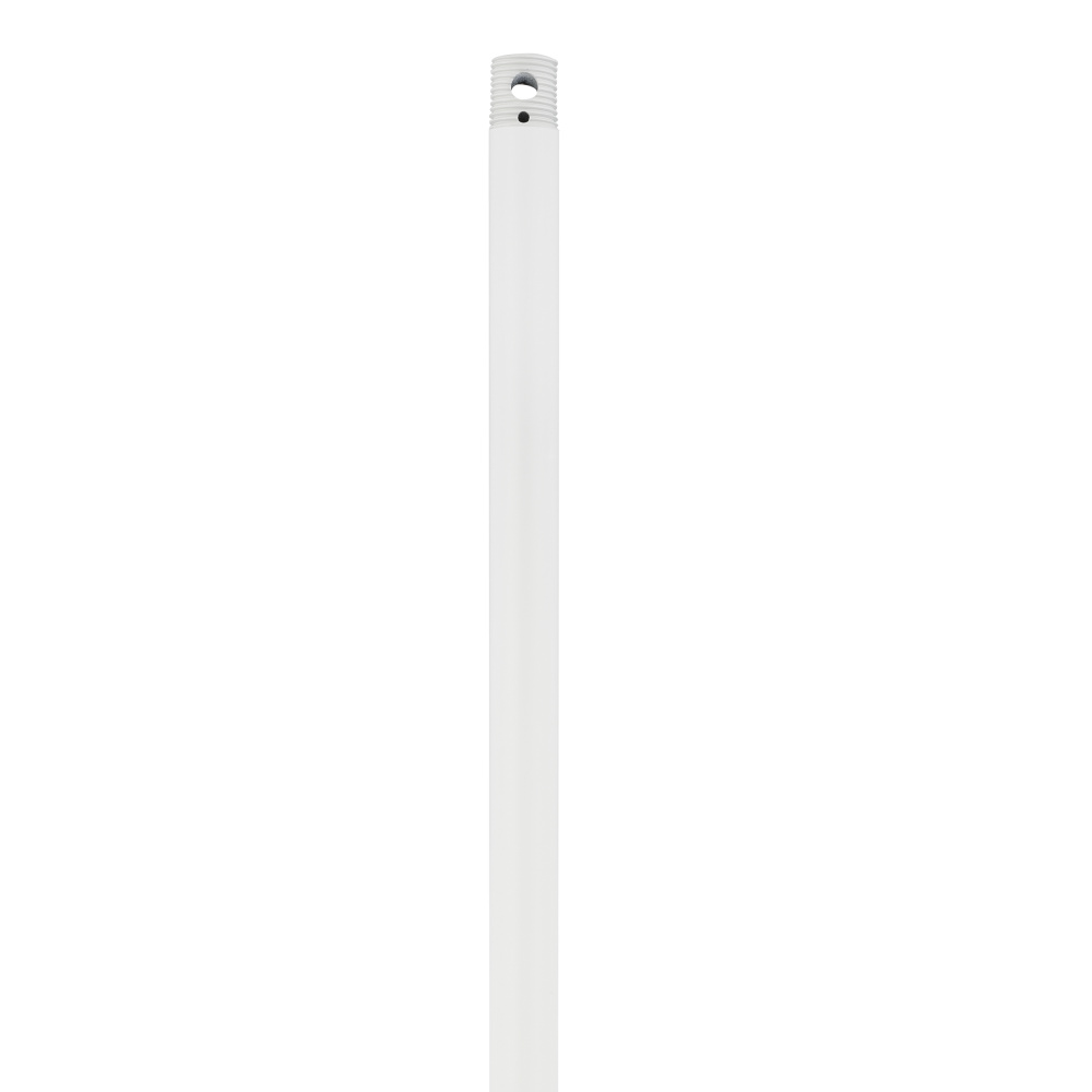 48" Coastal Threaded Downrod - Matte White