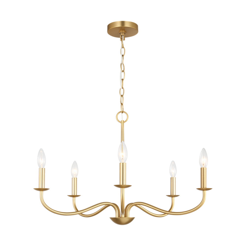 Abells Five Light Chandelier