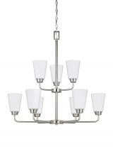 Generation Lighting 3115209-962 - Kerrville Nine Light Chandelier