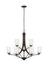 Generation Lighting 3137309-710 - Elmwood Park Nine Light Chandelier
