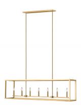 Generation Lighting 6634507-848 - Moffet Street Long Seven Light Island Pendant