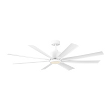 Generation Lighting 8FLSM65RZWD - Flera Smart 65 LED Ceiling Fan in Matte White with Matte White Blades