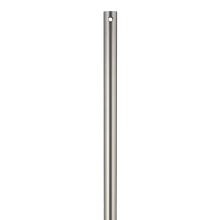 Generation Lighting DR12BS - 12" Downrod in Brushed Steel