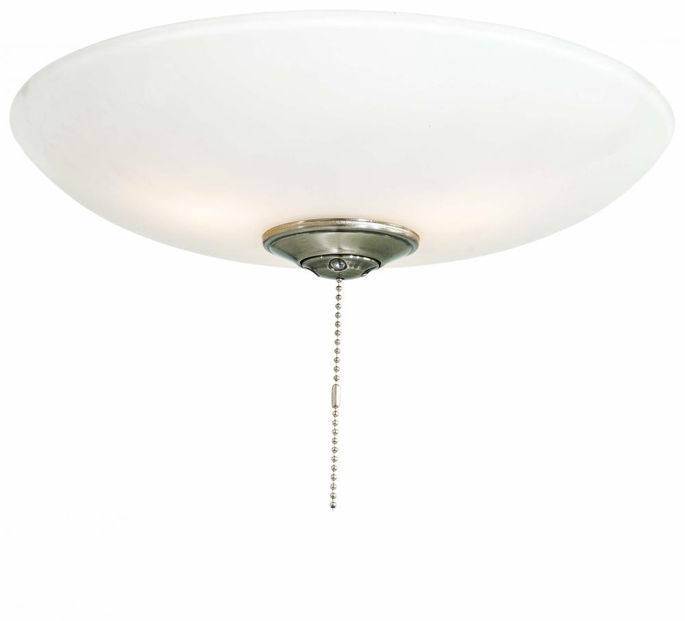 UNIVERSAL 12 1/4" LED FROSTED WHITE GLASS LIGHT KIT