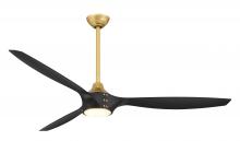 Minka-Aire F762L-LBR/CL - Pierce 65" LED Smart Ceiling Fan