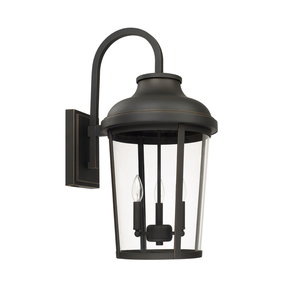 Three Light Outdoor Wall Lantern