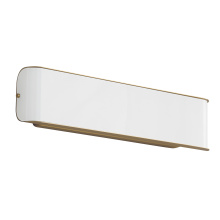 Capital 161811AD - 23.25" W x 5.25" ADA Integrated LED Vanity Bath Bar in Aged Brass with White Milk Glass Pane