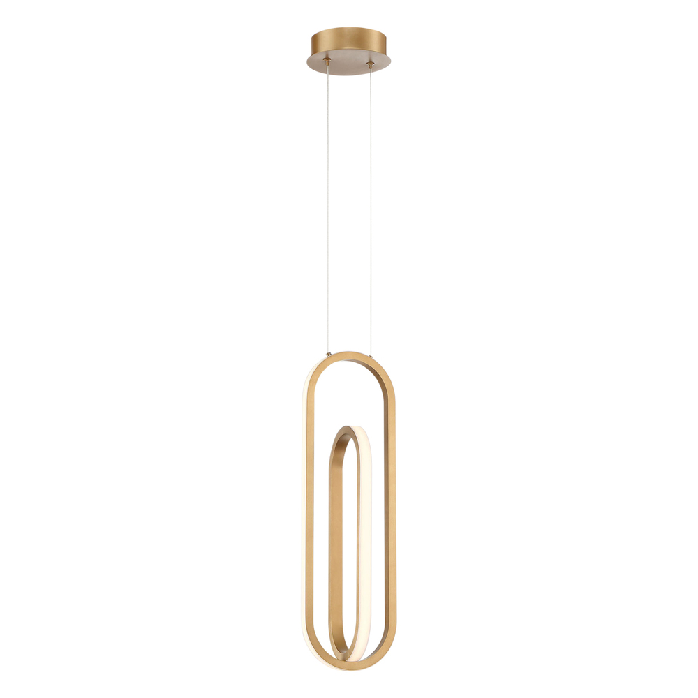 DEMARK,PENDANT,LED,SATIN GOLD