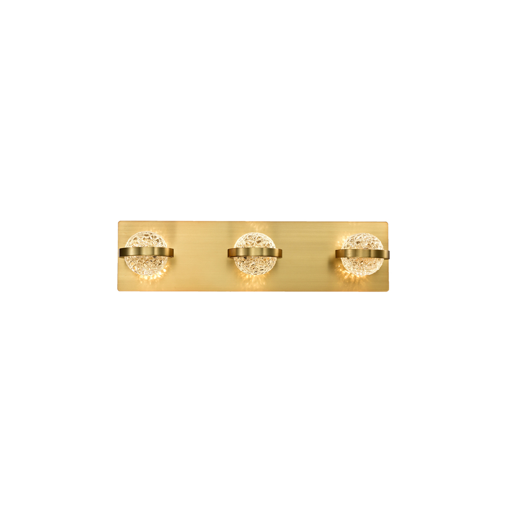 RYDER,BATHBAR,LED,3LT,BR GOLD