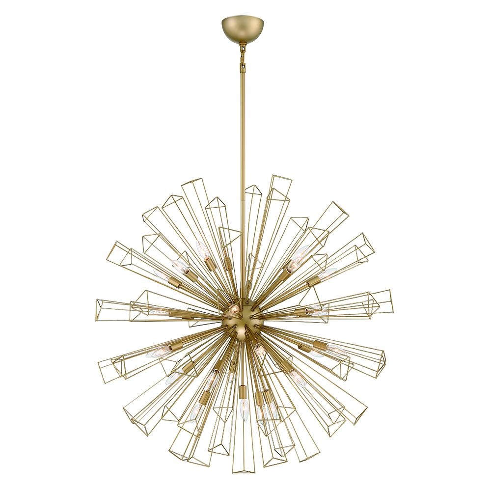 DENDELIO,29LT CHANDELIER,GLD