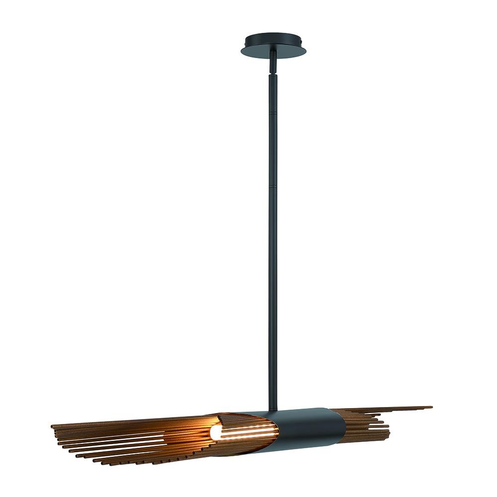 UMURA,49IN,2LT CHANDELIER,BLK