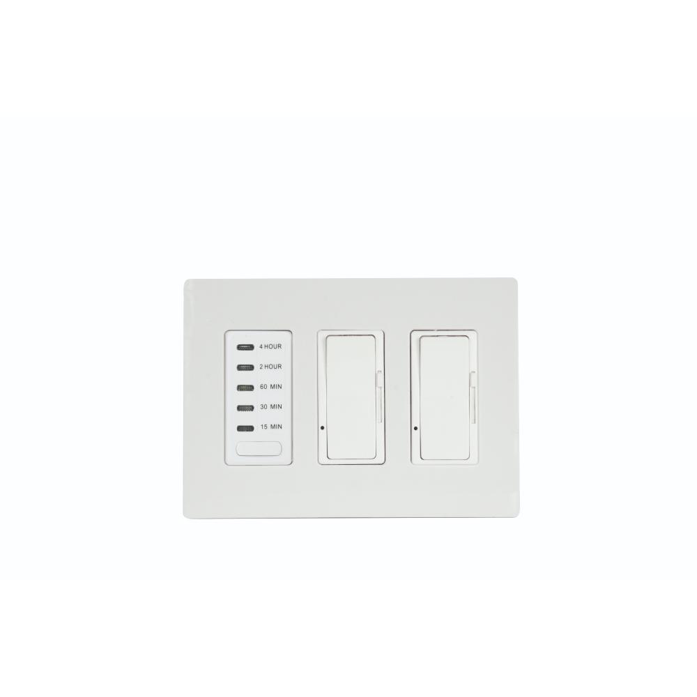 1 TIMER+2 DIMMER, COMPLETE, WH