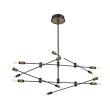 Eurofase 37051-013 - ALBANY,CHANDELIER,12LT,LED,BLK