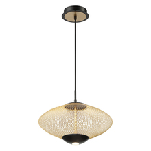 Eurofase 37106-010 - PARK,PENDANT,LED,SML,GOLD/BLK