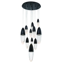Eurofase 43859-022 - ECROU,12LT CHANDELIER,BLK