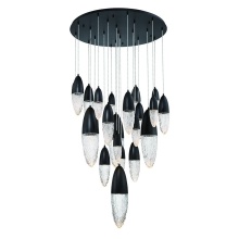 Eurofase 43860-025 - ECROU,22LT CHANDELIER,BLK
