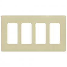 Lutron Electronics SC-4-SA - SATIN WALLPLATE 4G SA