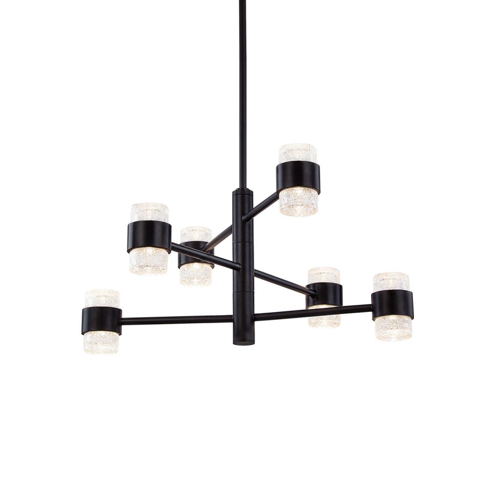 Copenhagen 24-in (3 Tier) Black LED Exterior Pendant