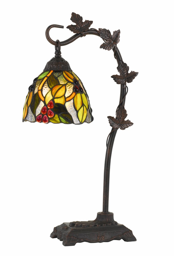 60W Cotulla Downbrdige Tiffany Table Lamp