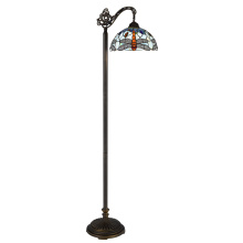 CAL Lighting BO-3168FL - 60W Colebridge downbridge tiffany floor lamp